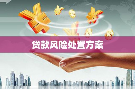 灵丘贷款风险处置方案