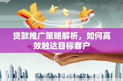 灵丘贷款推广策略解析，如何高效触达目标客户