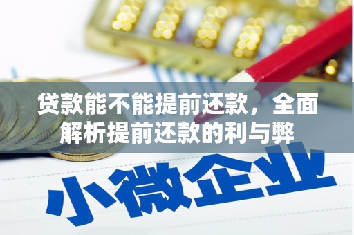 灵丘贷款能不能提前还款，全面解析提前还款的利与弊