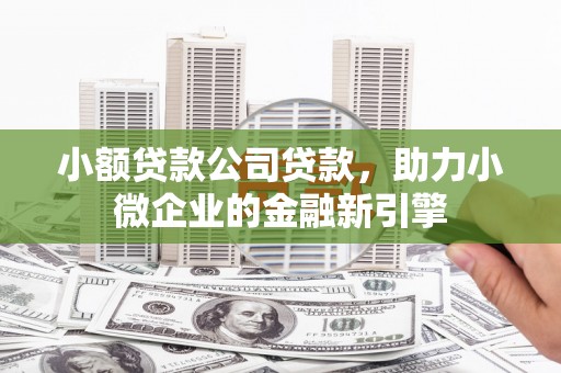 灵丘小额贷款公司贷款，助力小微企业的金融新引擎