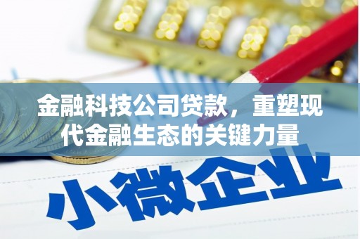 灵丘金融科技公司贷款，重塑现代金融生态的关键力量