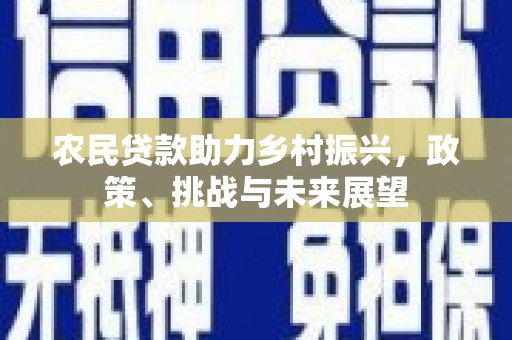 灵丘农民贷款助力乡村振兴，政策、挑战与未来展望